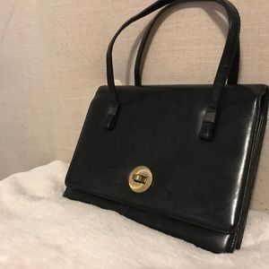 Vintage Bienen-Davis black leather purse